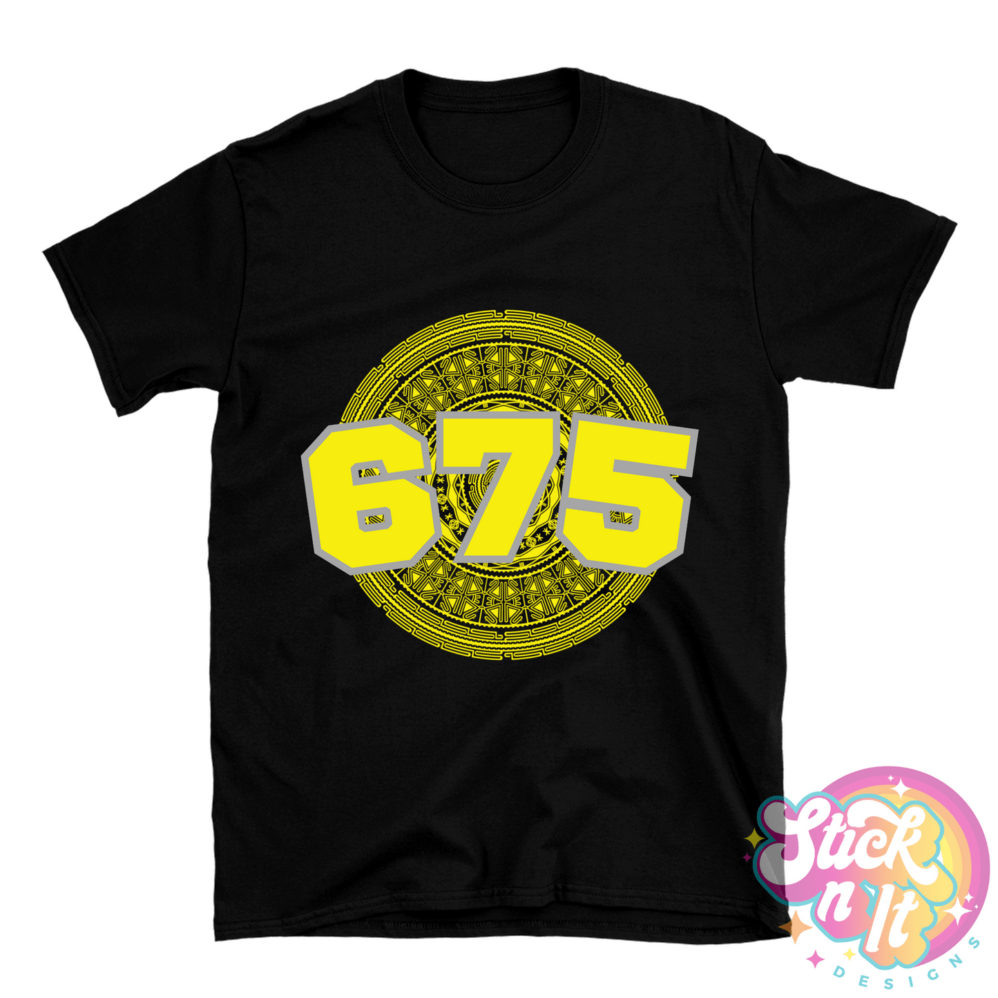 PAPUA NEW GUINEA 675 BLACK SHIRT - Stick N It