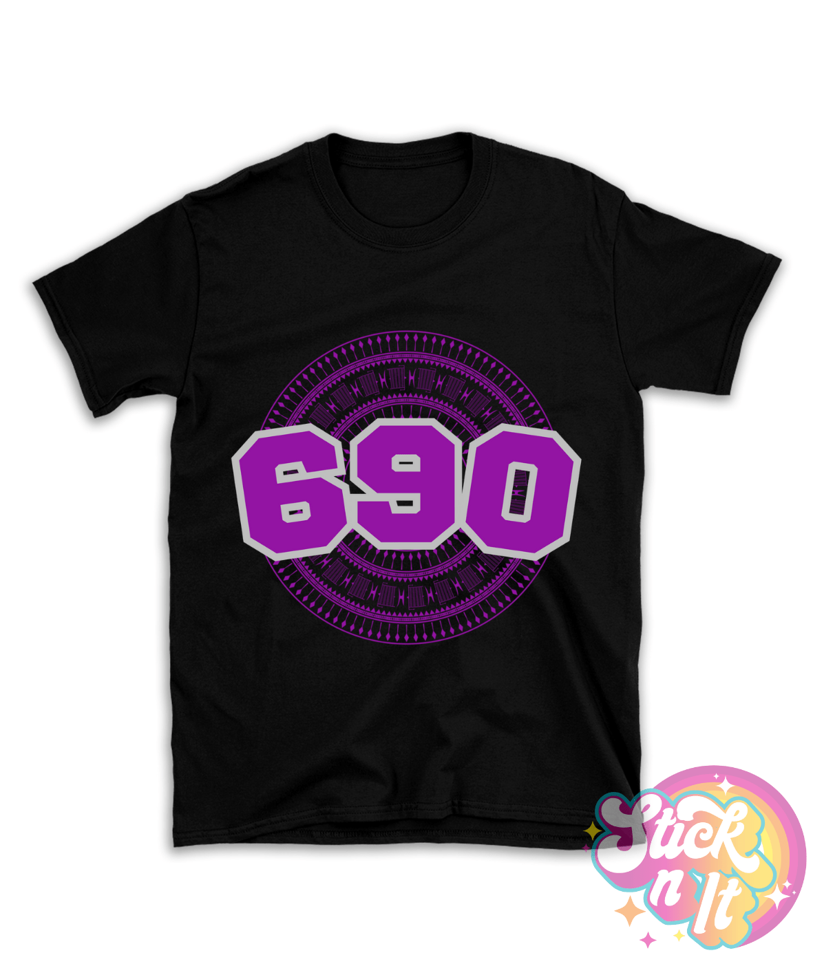 TOKELAU 690 BLACK SHIRT - Stick N It