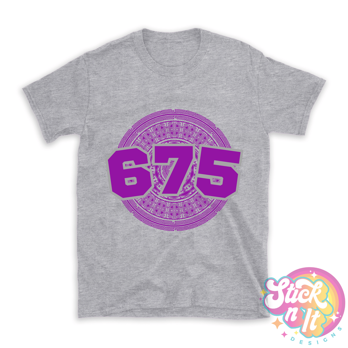 PAPUA NEW GUINEA 675 GREY SHIRT - Stick N It