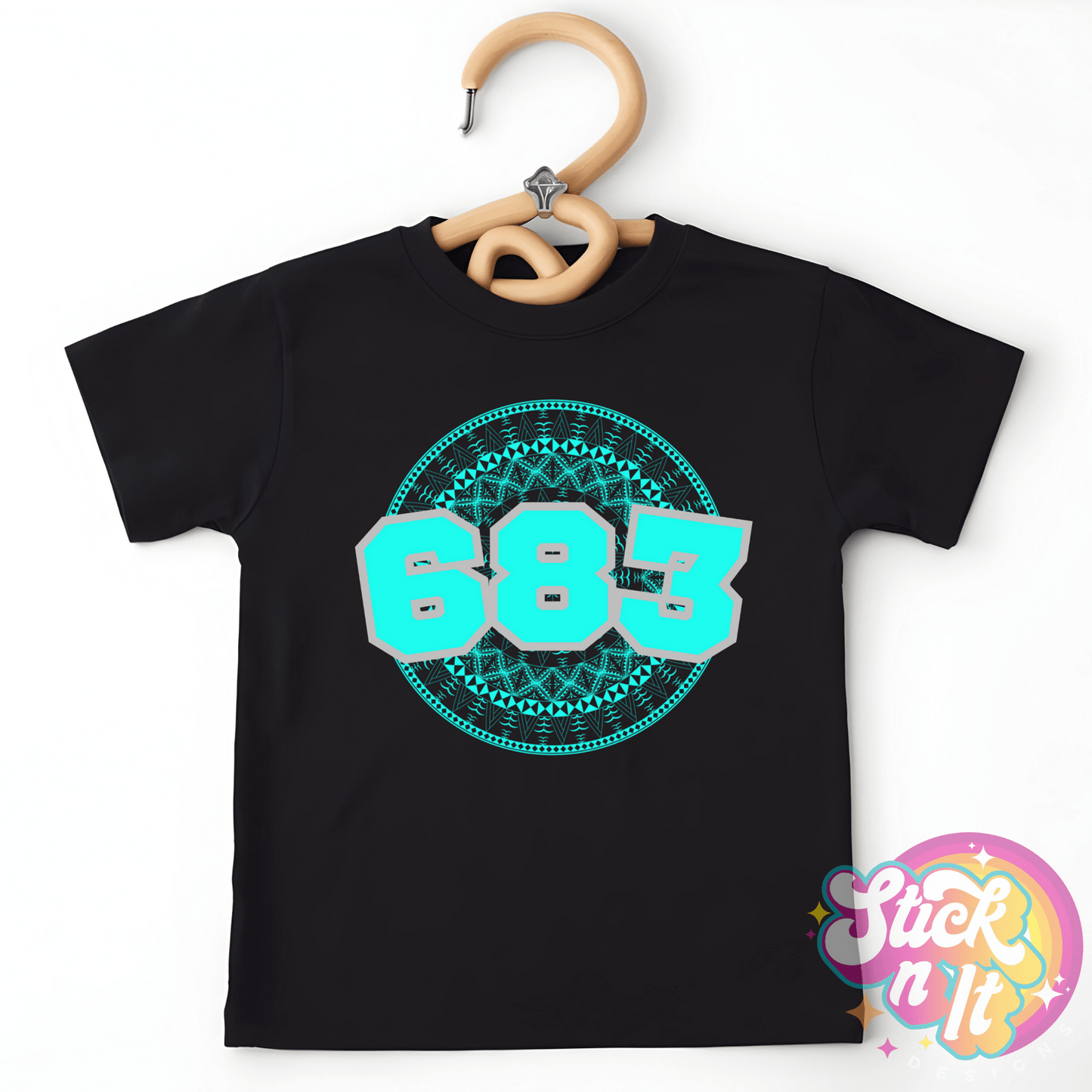 NIUE 683 KIDS BLACK SHIRT - Stick N It