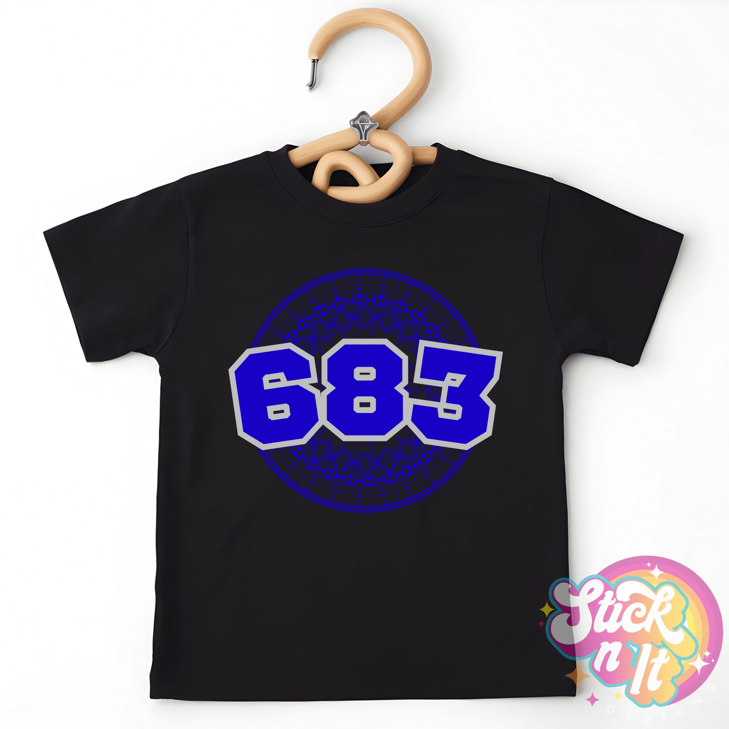 NIUE 683 KIDS BLACK SHIRT - Stick N It