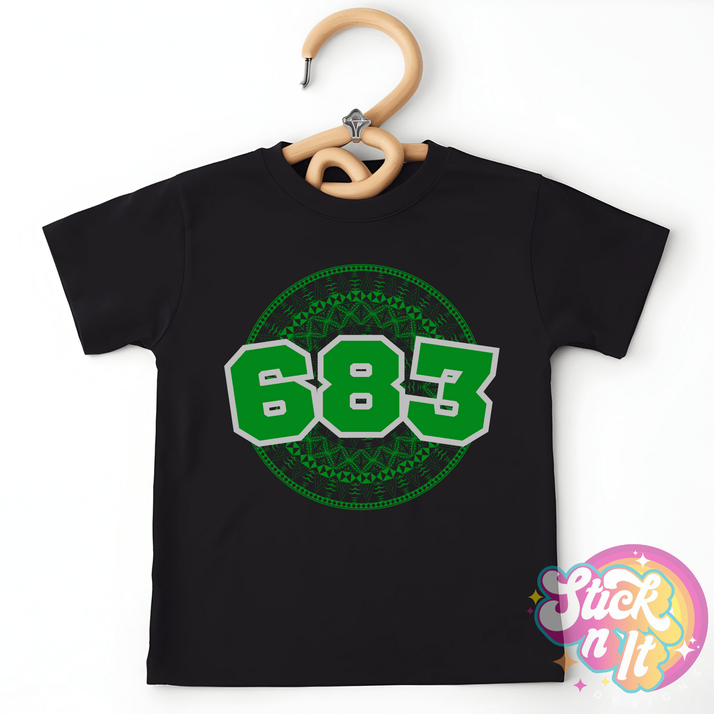 NIUE 683 KIDS BLACK SHIRT - Stick N It