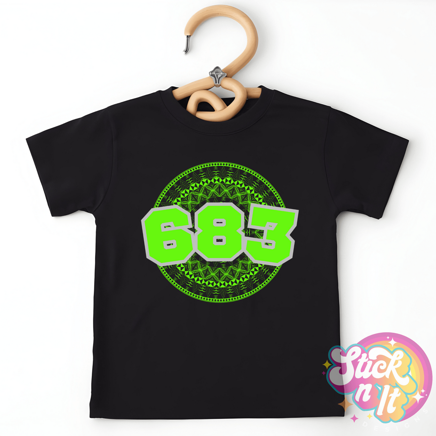 NIUE 683 KIDS BLACK SHIRT - Stick N It