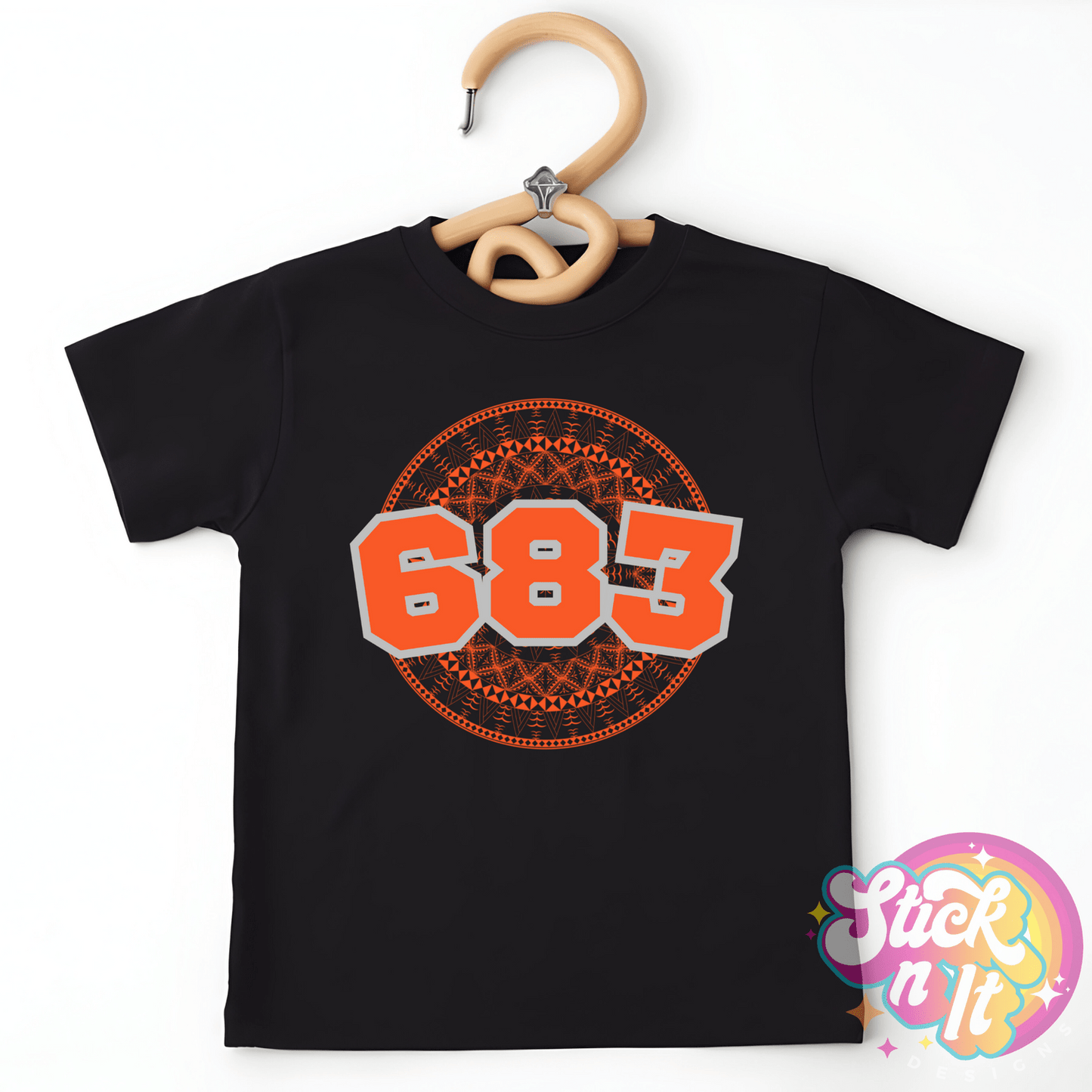 NIUE 683 KIDS BLACK SHIRT - Stick N It