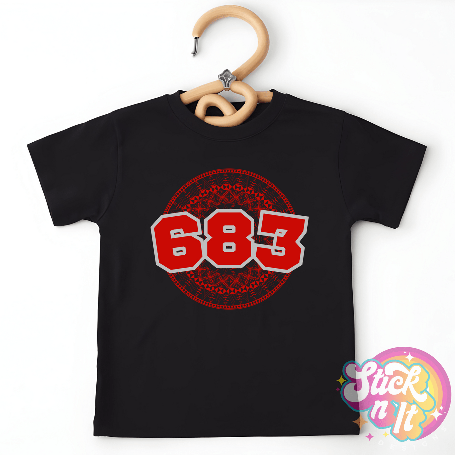 NIUE 683 KIDS BLACK SHIRT - Stick N It