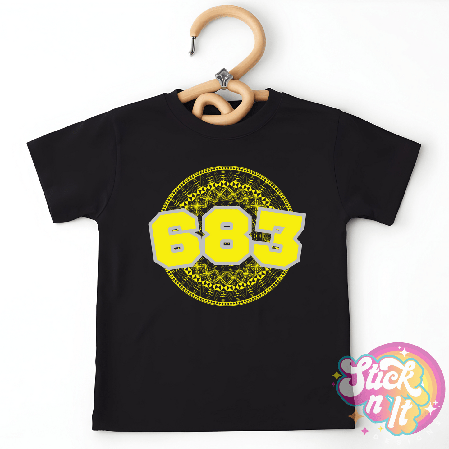 NIUE 683 KIDS BLACK SHIRT - Stick N It