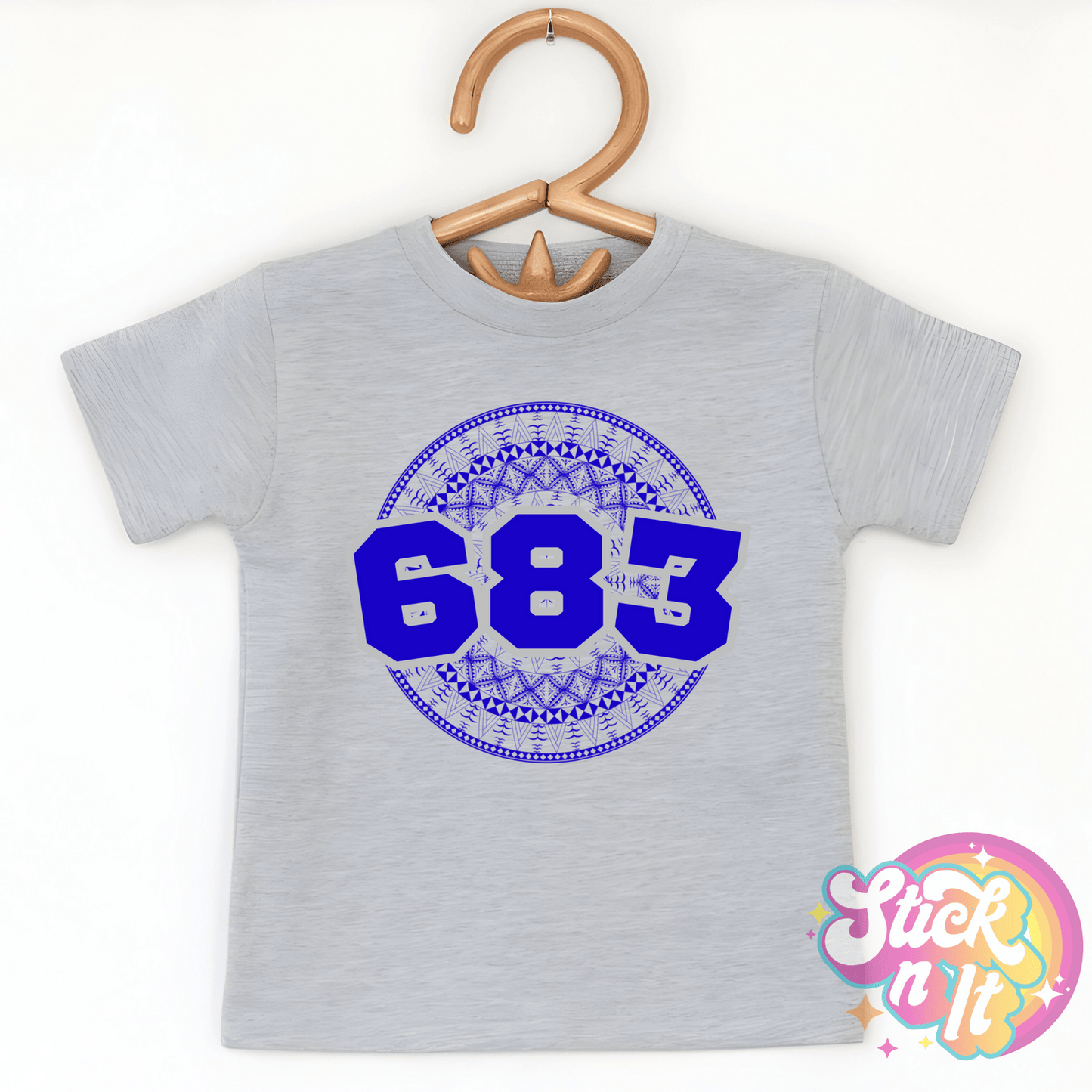 NIUE 683 KIDS GREY SHIRT - Stick N It
