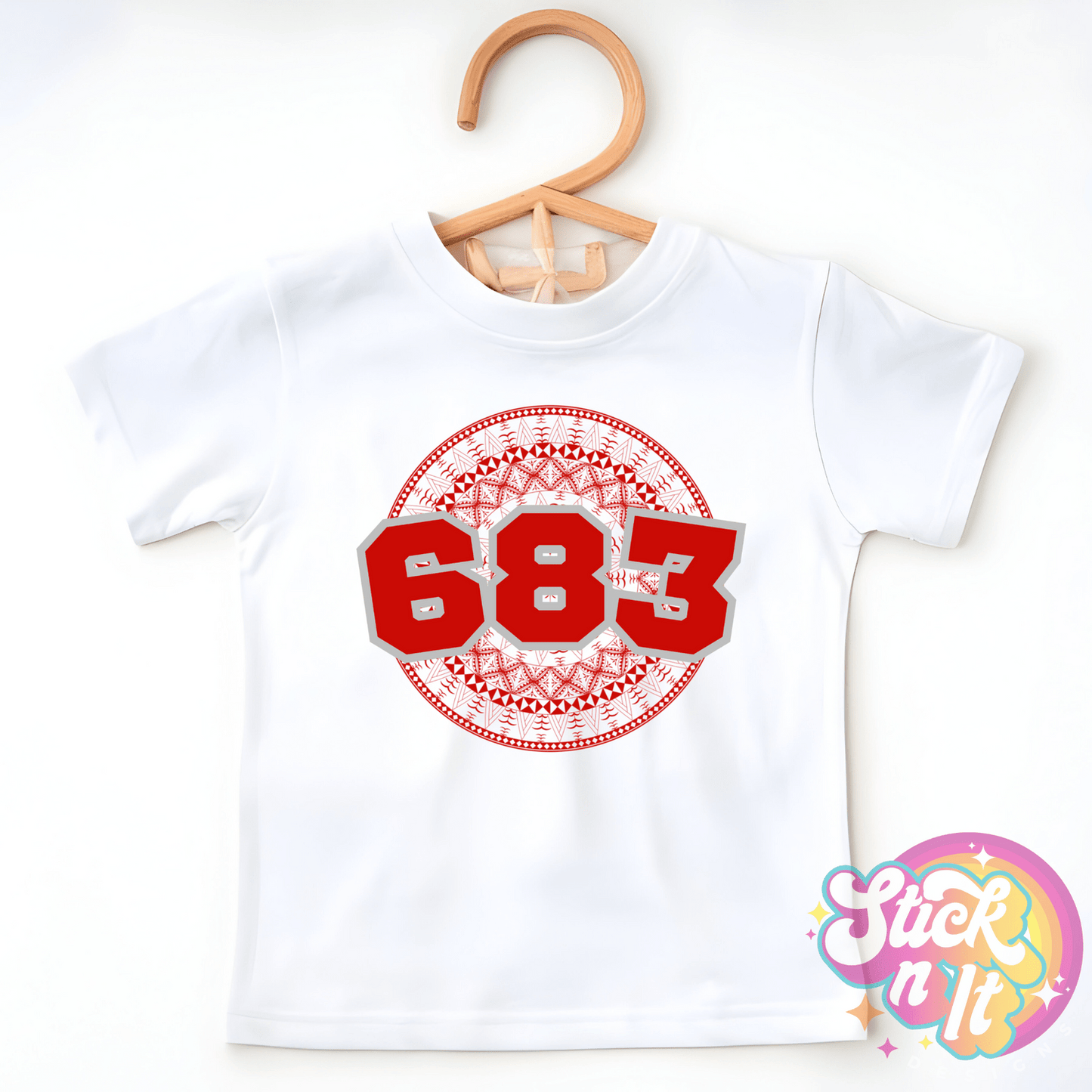 NIUE 683 KIDS WHITE SHIRT - Stick N It