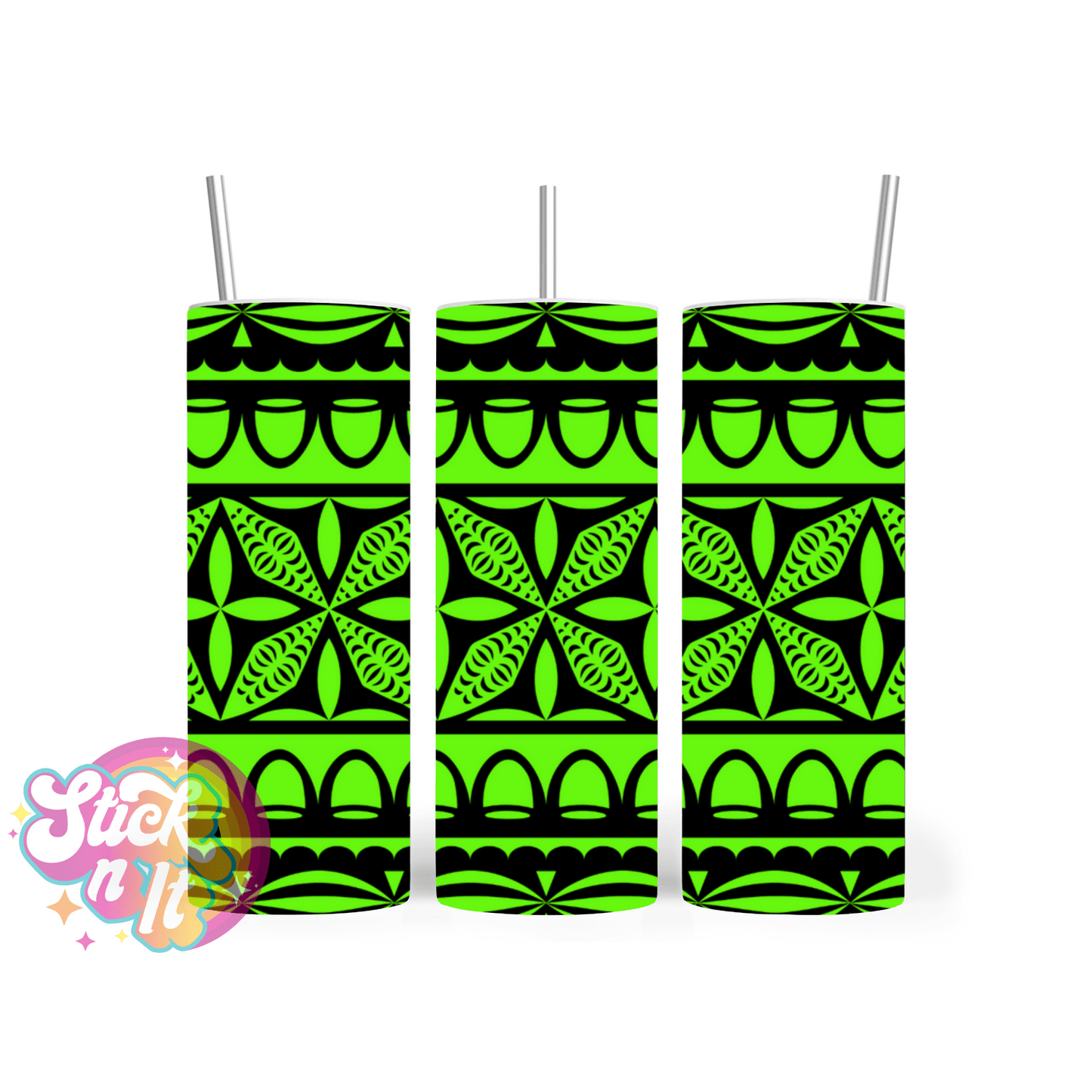 TONGA INSULATED TUMBLER 9 | PASIFIKA | POLYNESIAN - Stick N It