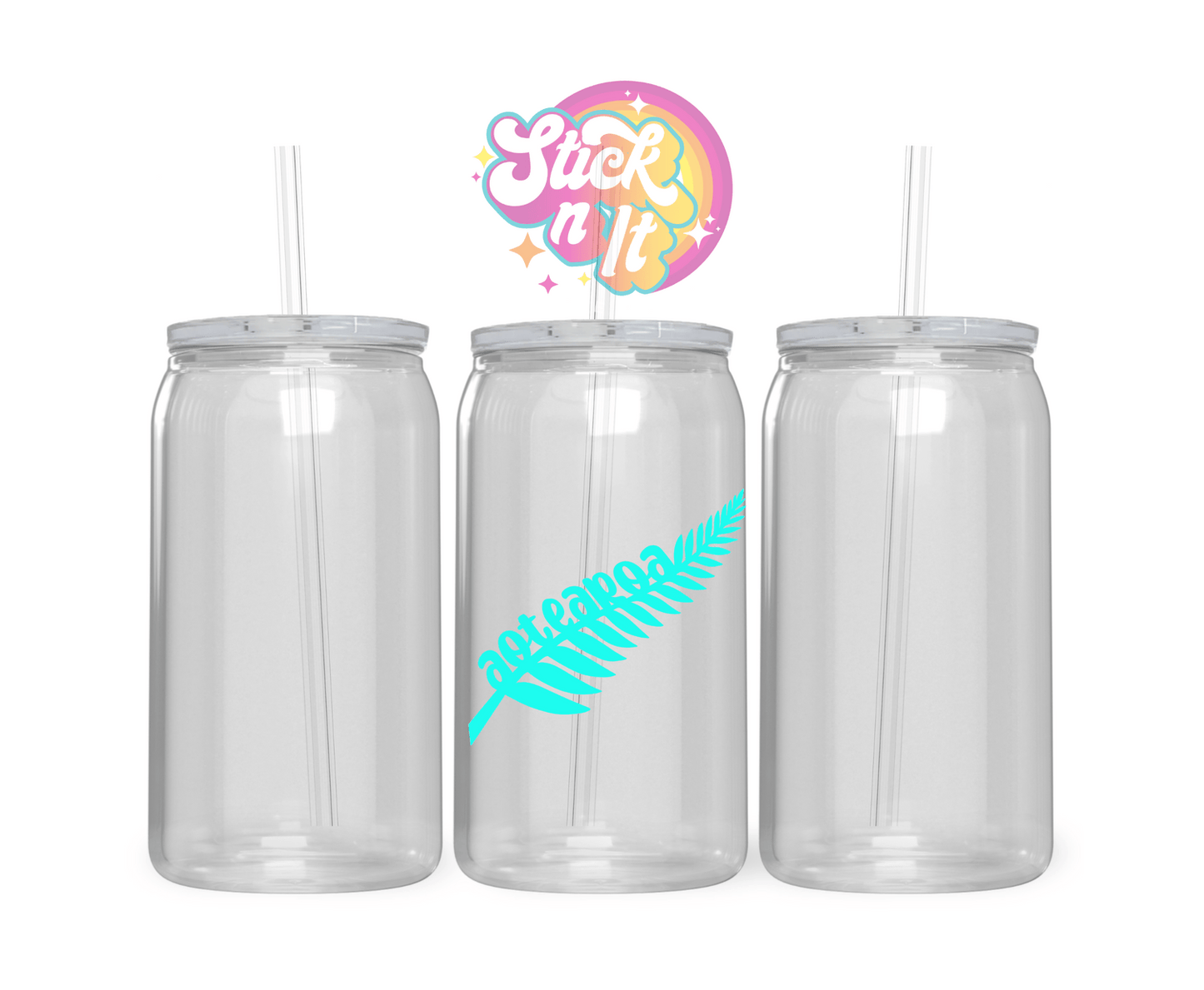 AOTEAROA NZ FERN ACRYLIC CUP - Stick N It