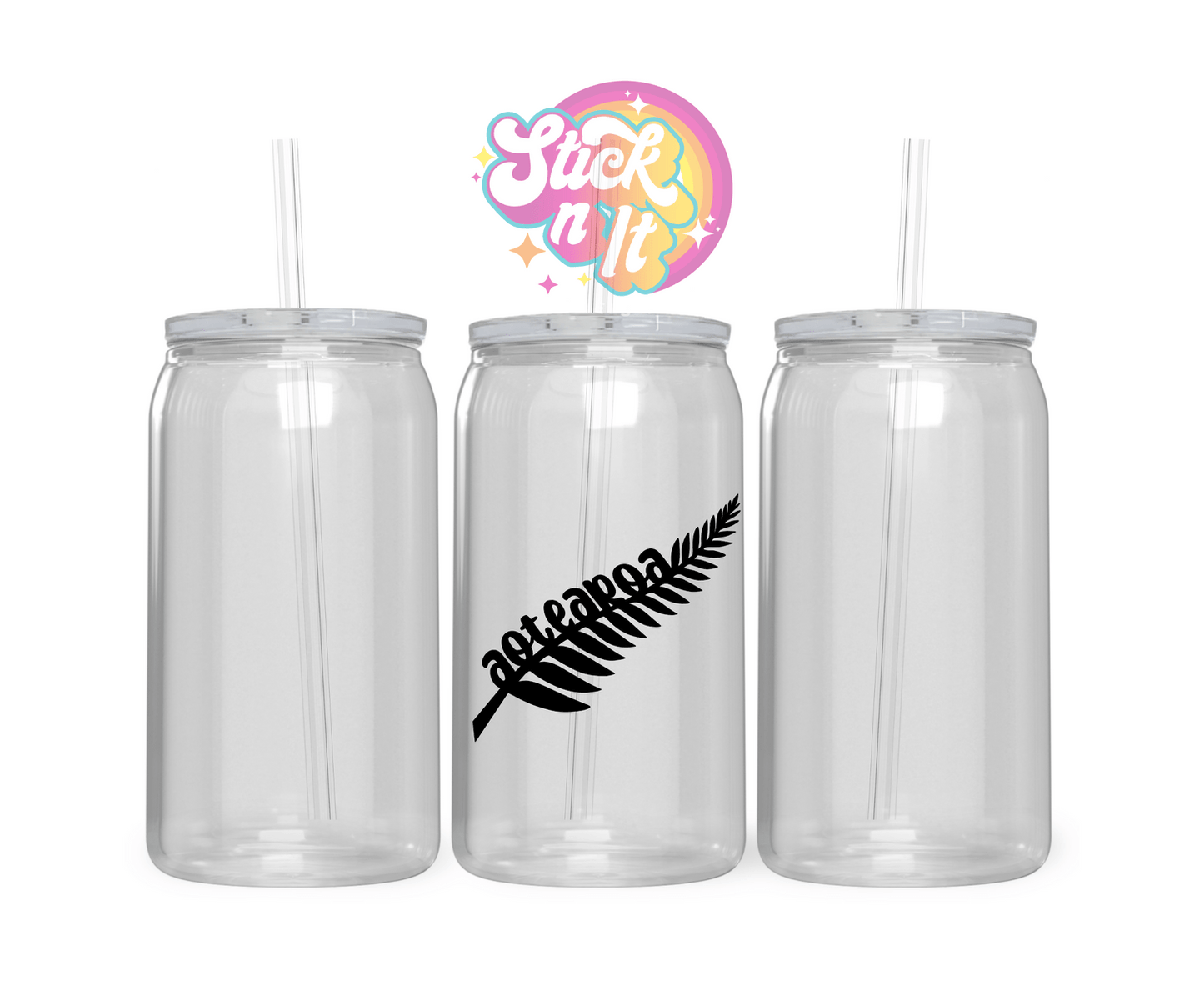 AOTEAROA NZ FERN ACRYLIC CUP - Stick N It