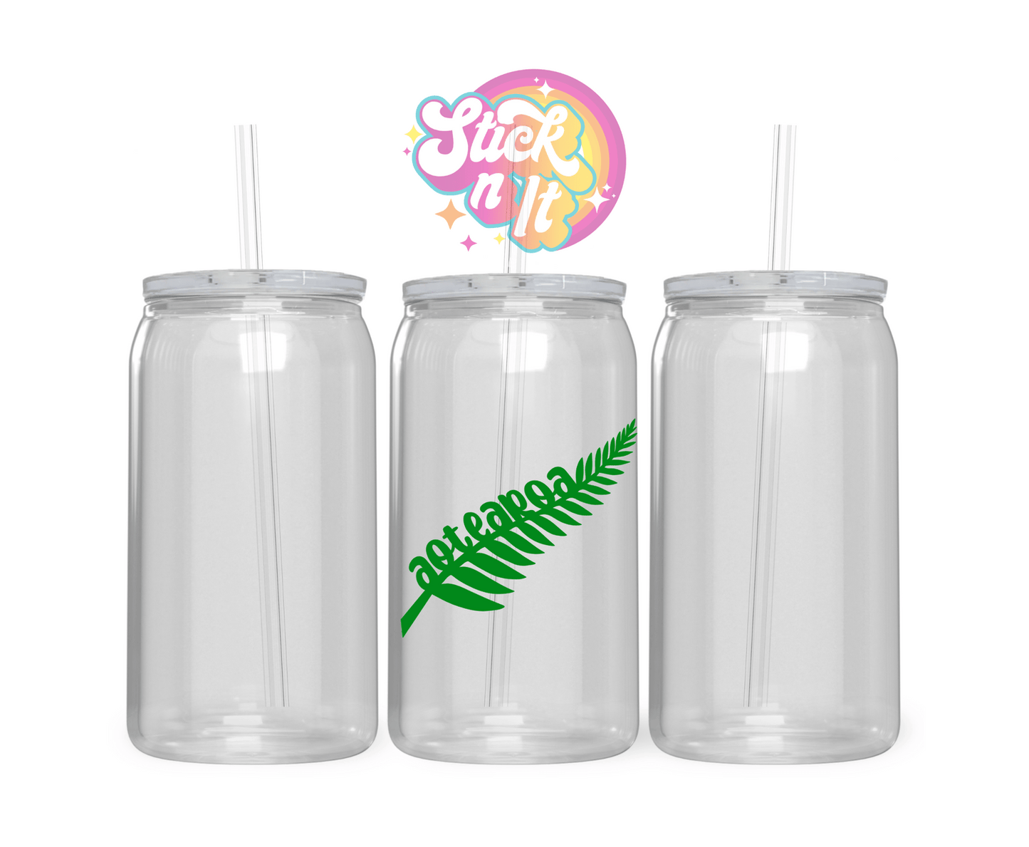 AOTEAROA NZ FERN ACRYLIC CUP - Stick N It