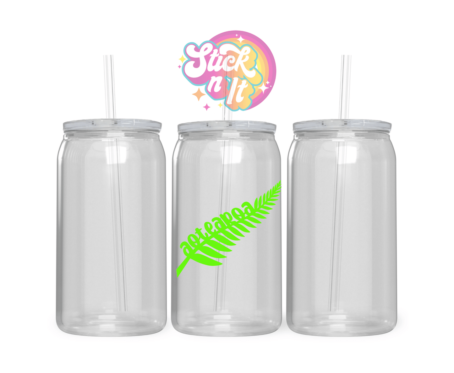 AOTEAROA NZ FERN ACRYLIC CUP - Stick N It