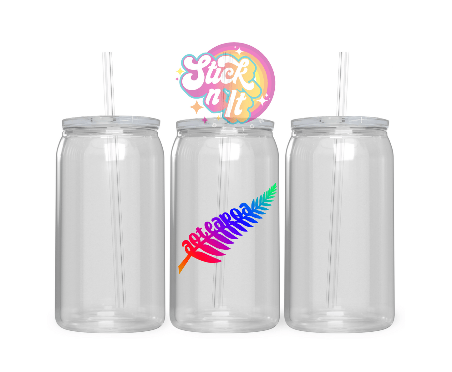 AOTEAROA NZ FERN ACRYLIC CUP - Stick N It