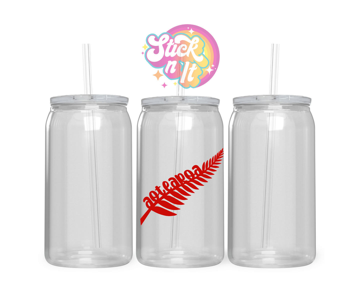 AOTEAROA NZ FERN ACRYLIC CUP - Stick N It