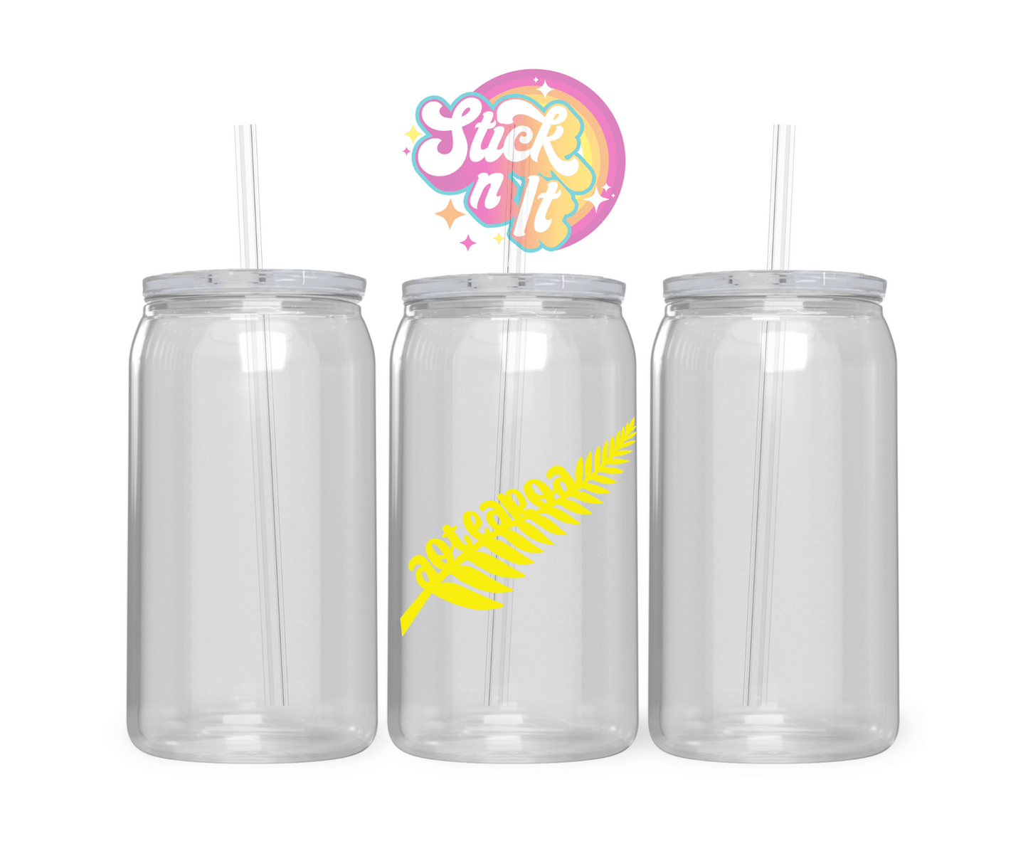 AOTEAROA NZ FERN ACRYLIC CUP - Stick N It