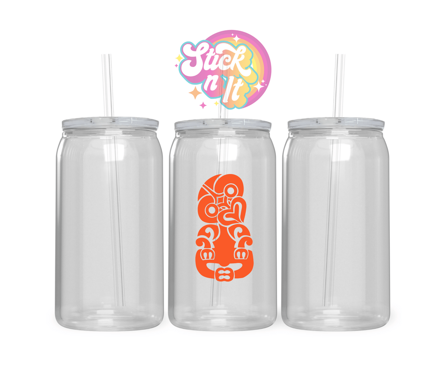 AOTEAROA NZ TIKI ACRYLIC CUP - Stick N It
