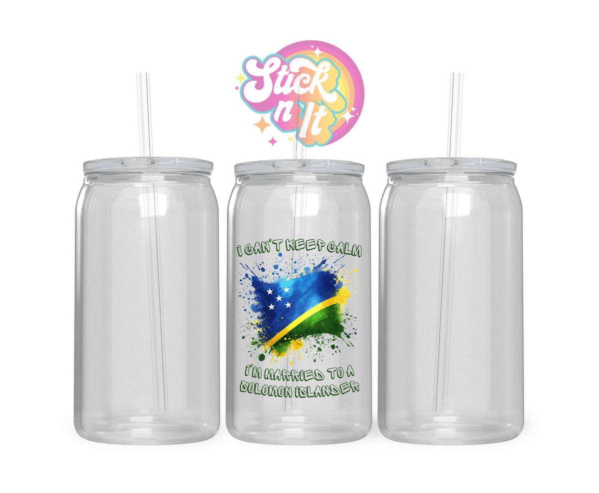 CHEEKY SOLOMON ISLANDS ACRYLIC CUP - Stick N It