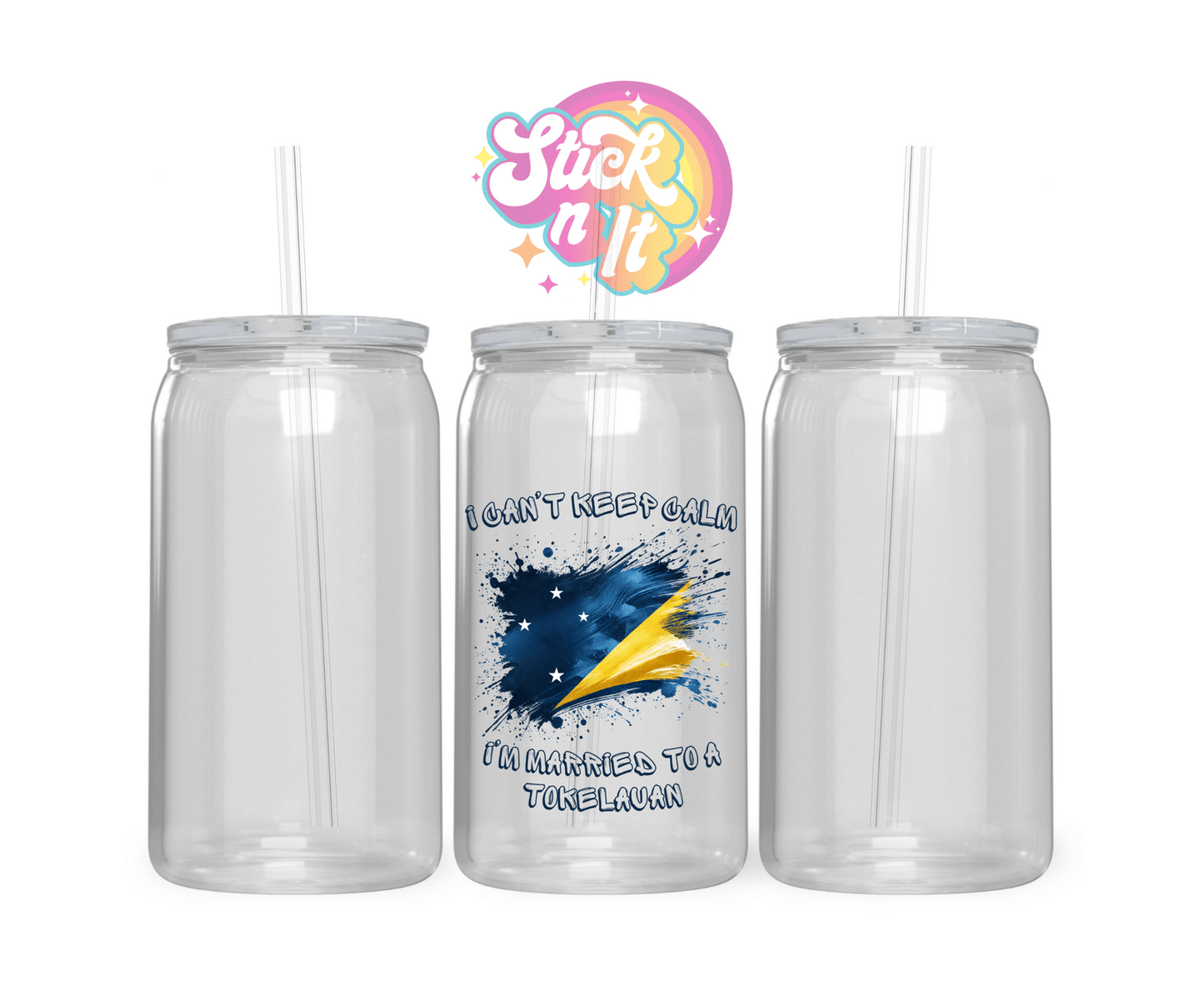 CHEEKY TOKELAU ACRYLIC CUP - Stick N It