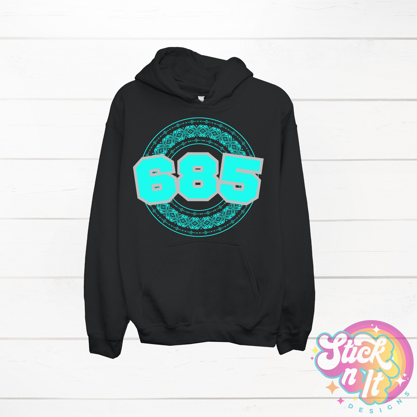 SAMOA 685 BLACK HOODIE - Stick N It