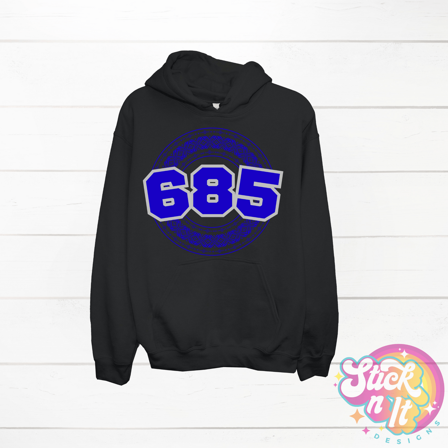 SAMOA 685 BLACK HOODIE - Stick N It
