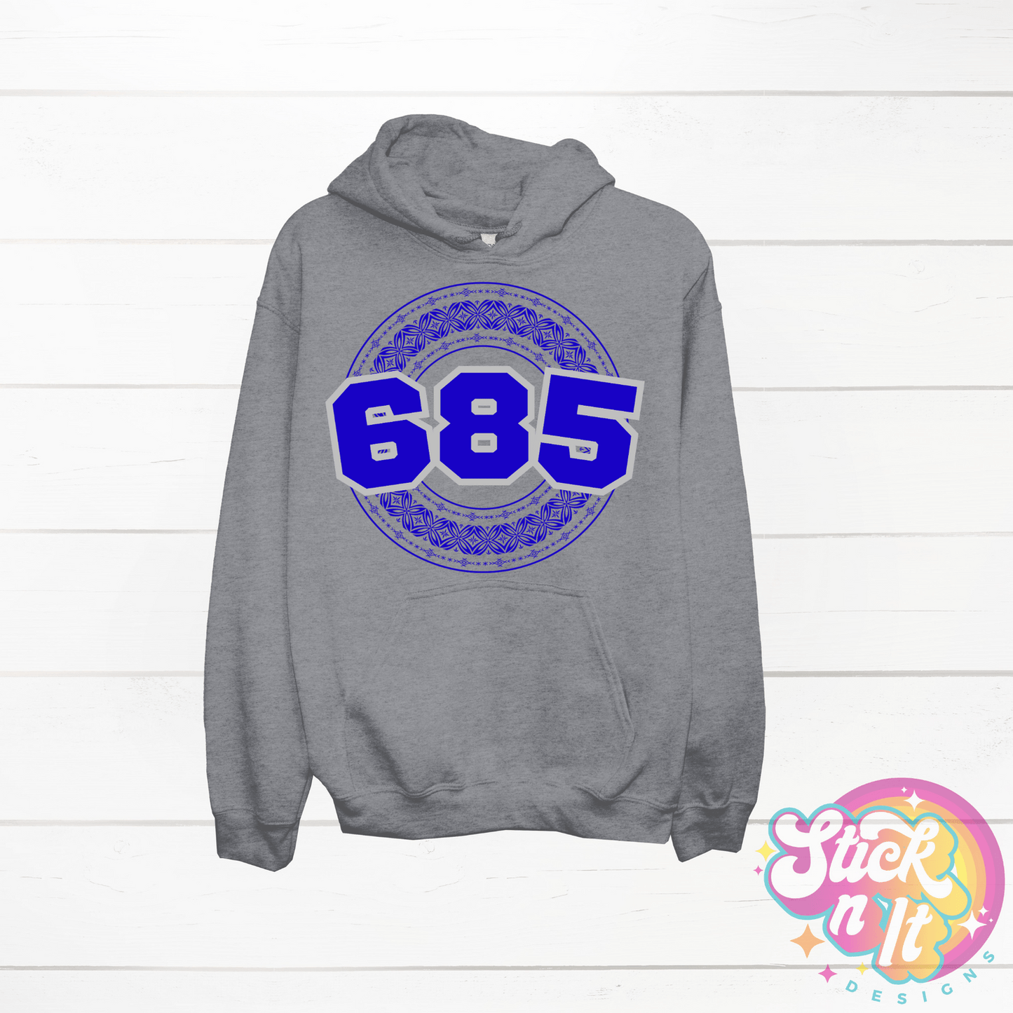 SAMOA 685 GREY HOODIE - Stick N It