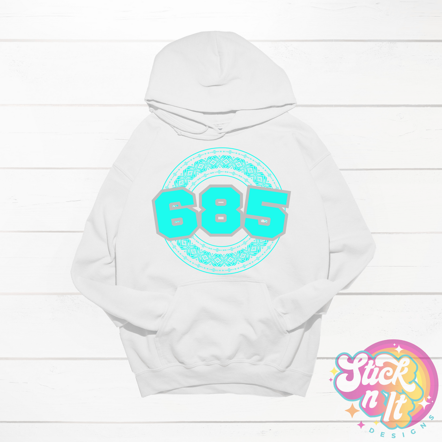 SAMOA 685 WHITE HOODIE - Stick N It