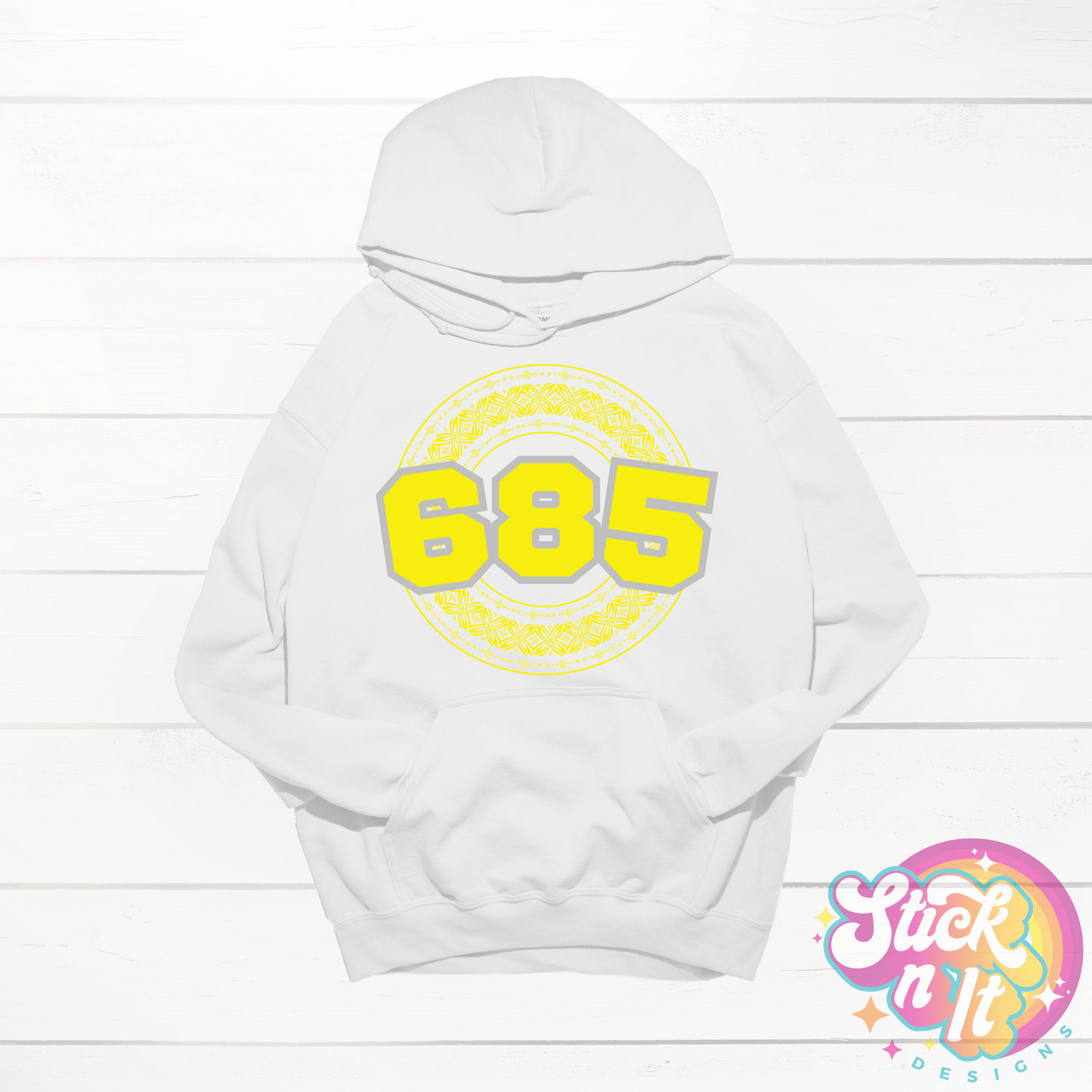SAMOA 685 WHITE HOODIE - Stick N It