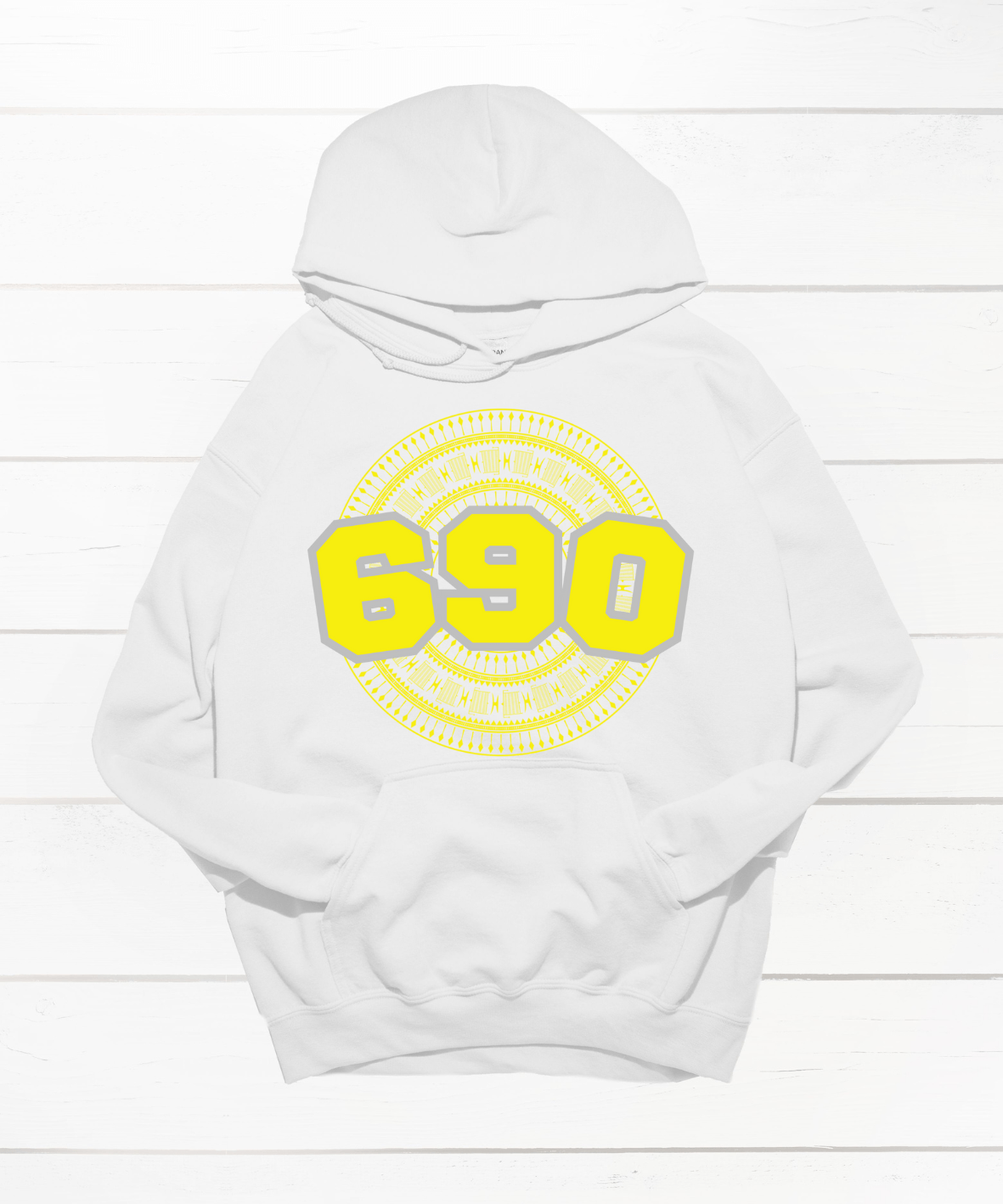 TOKELAU 690 WHITE HOODIE - Stick N It