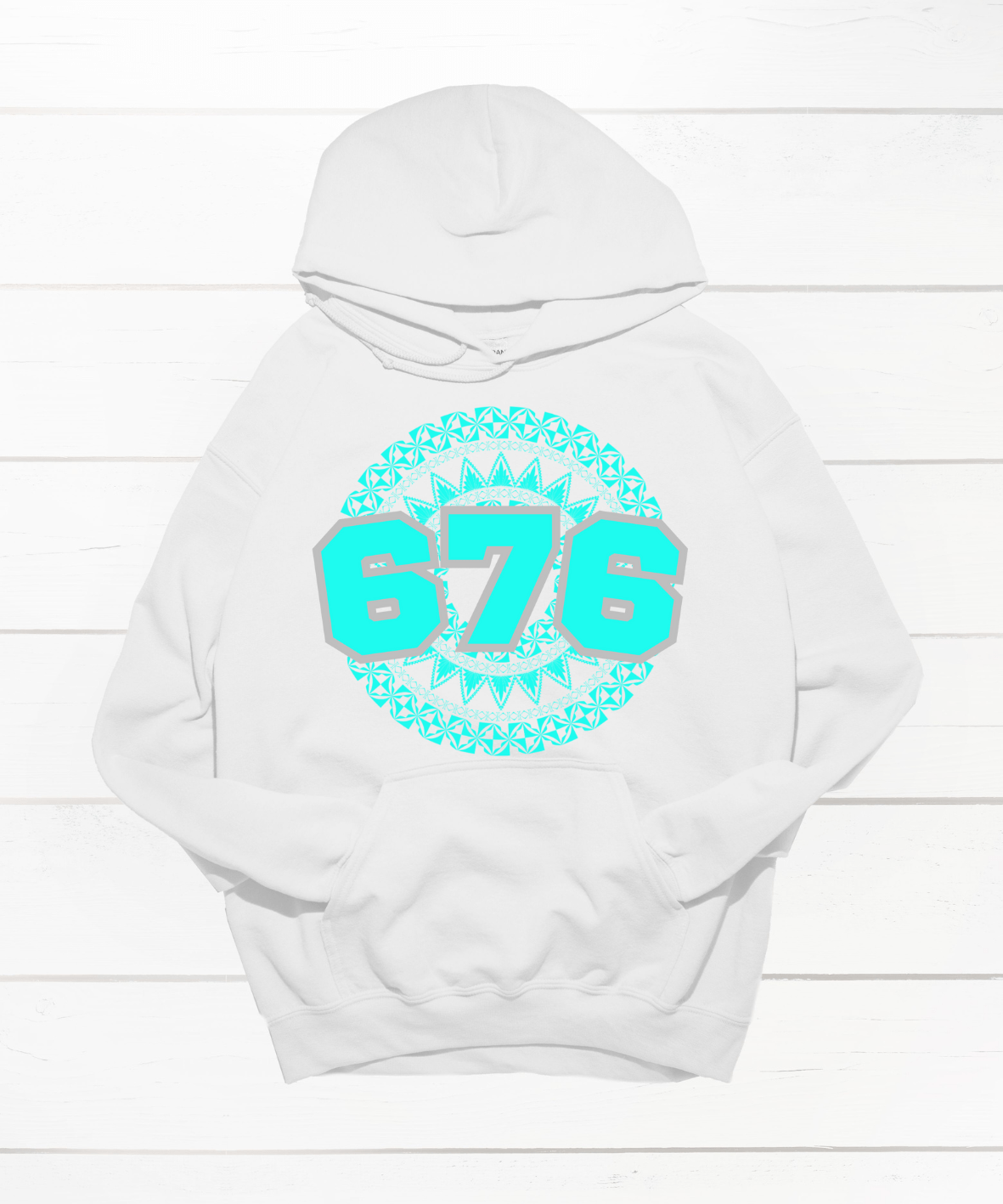 TONGA 676 WHITE HOODIE - Stick N It