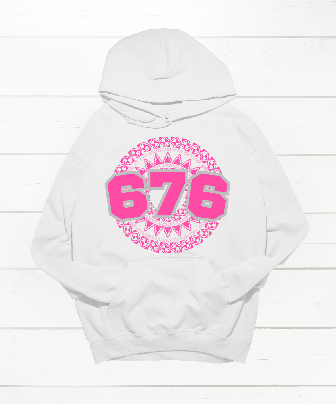 TONGA 676 WHITE HOODIE - Stick N It