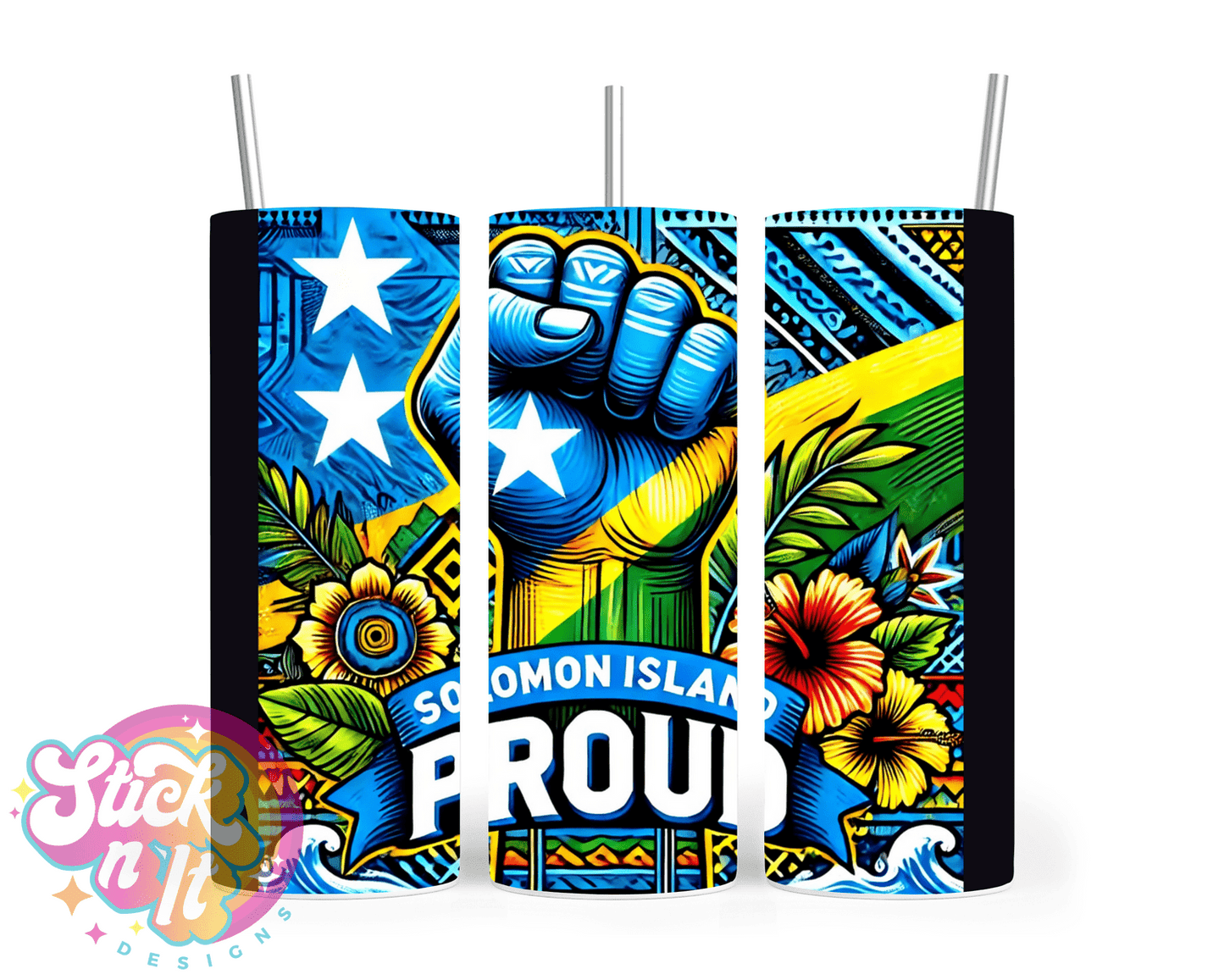SOLOMON ISLANDS PROUD INSULATED TUMBLER - Stick N It