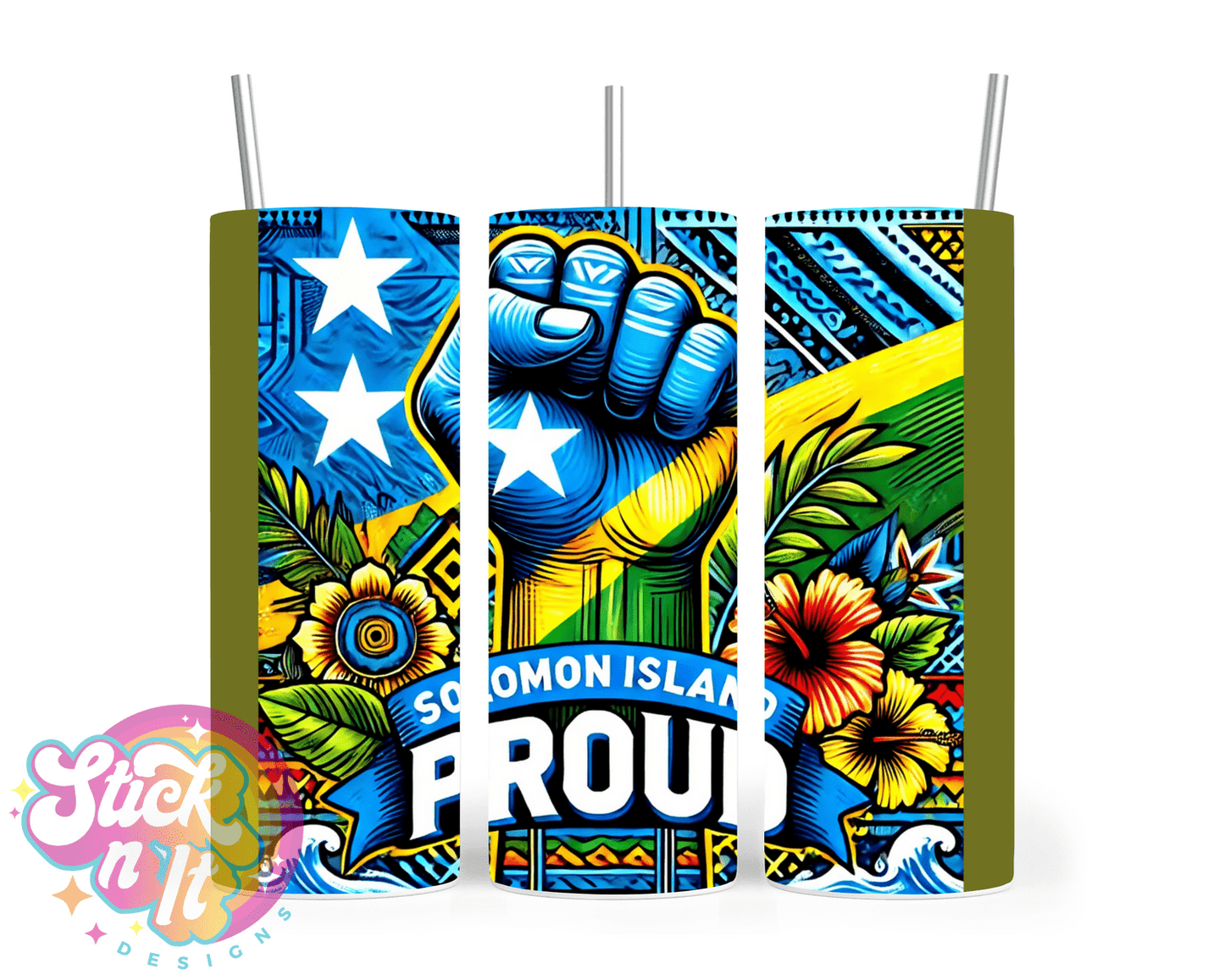 SOLOMON ISLANDS PROUD INSULATED TUMBLER - Stick N It