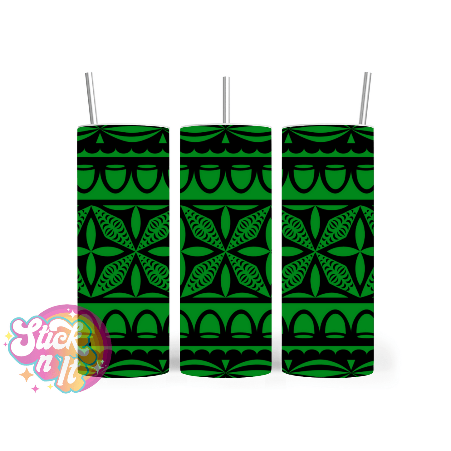 TONGA INSULATED TUMBLER 9 | PASIFIKA | POLYNESIAN - Stick N It