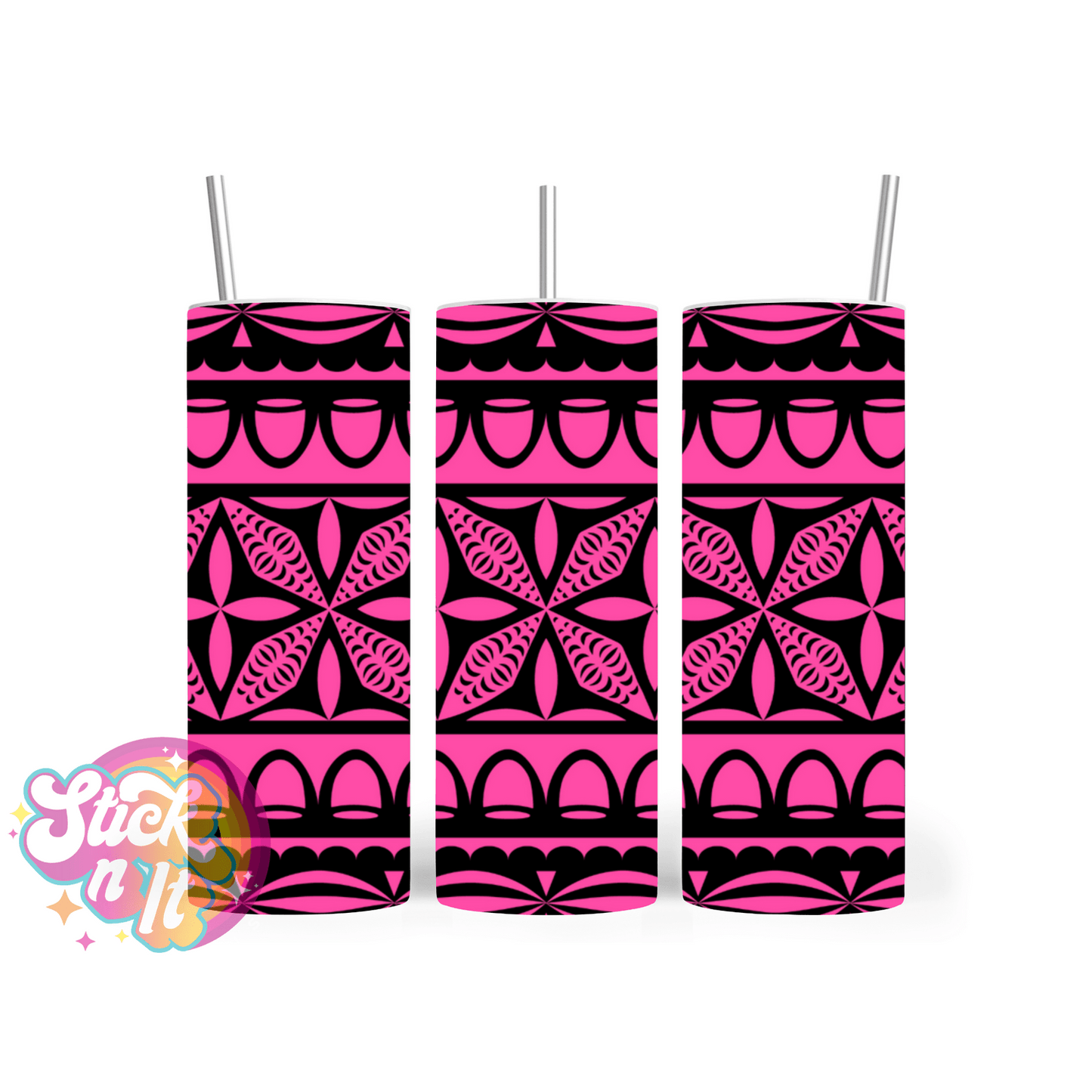TONGA INSULATED TUMBLER 9 | PASIFIKA | POLYNESIAN - Stick N It