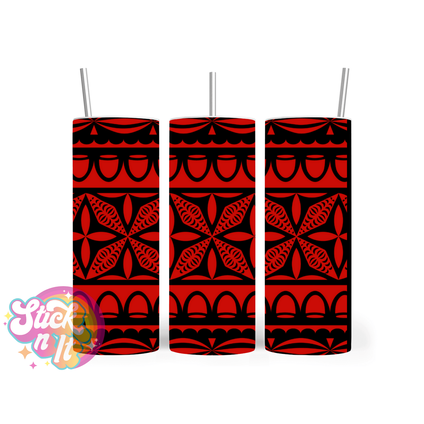 TONGA INSULATED TUMBLER 9 | PASIFIKA | POLYNESIAN - Stick N It