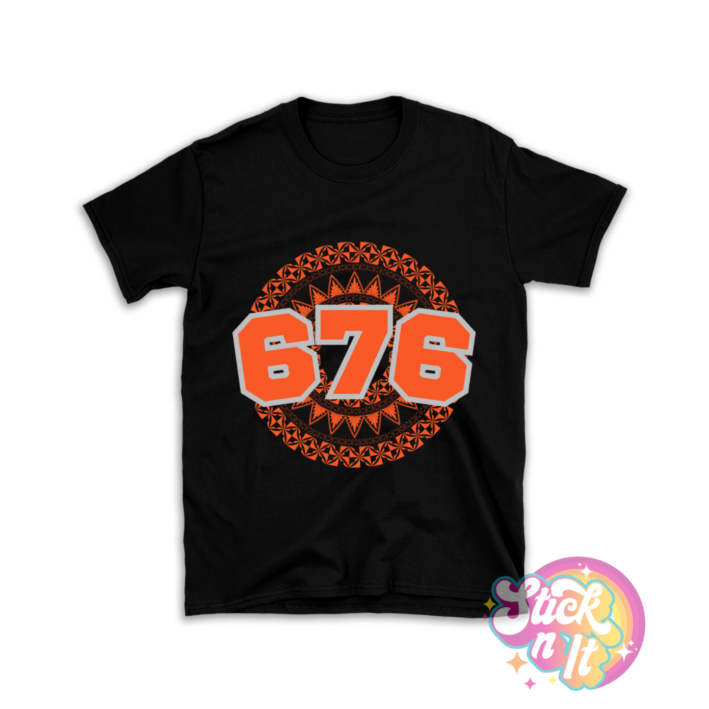 TONGA 676 BLACK SHIRT - Stick N It