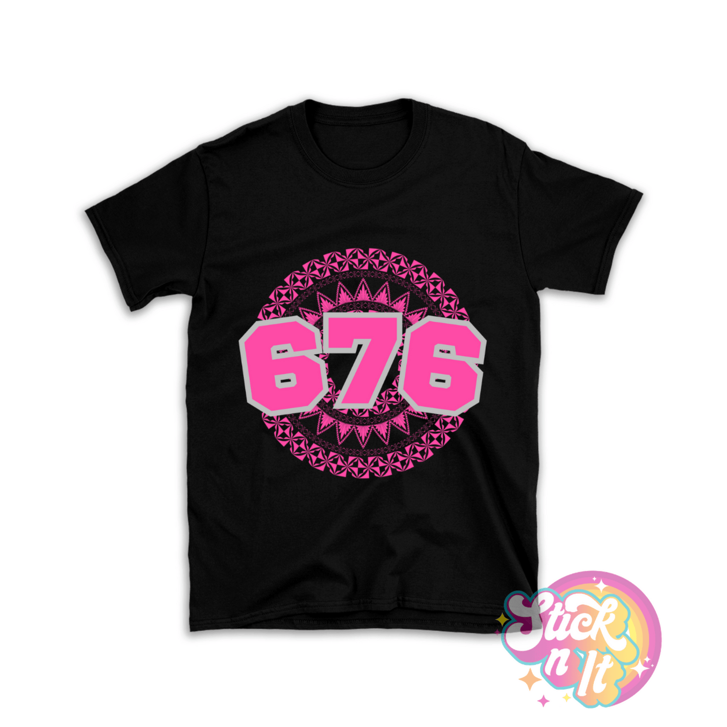 TONGA 676 BLACK SHIRT - Stick N It