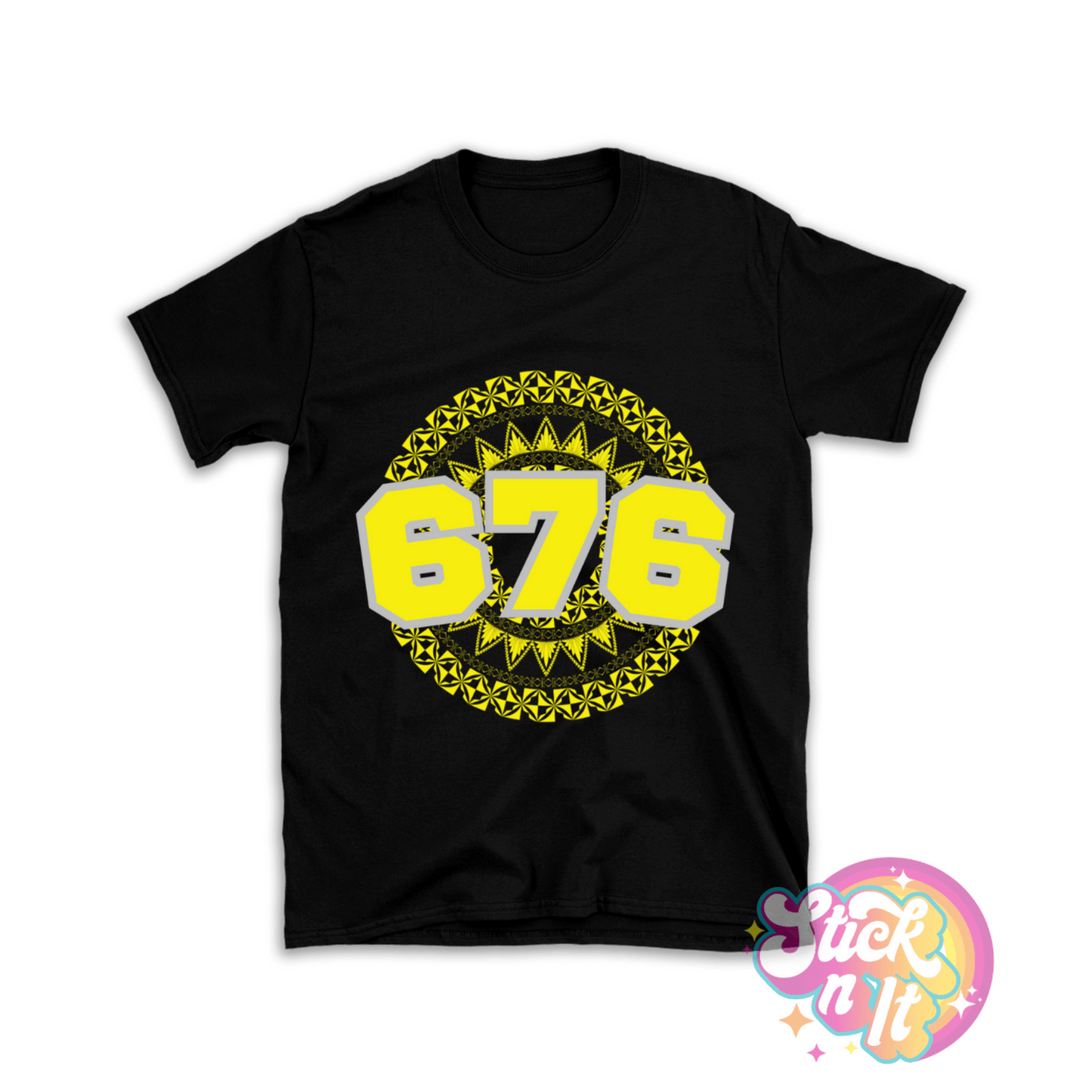 TONGA 676 BLACK SHIRT - Stick N It
