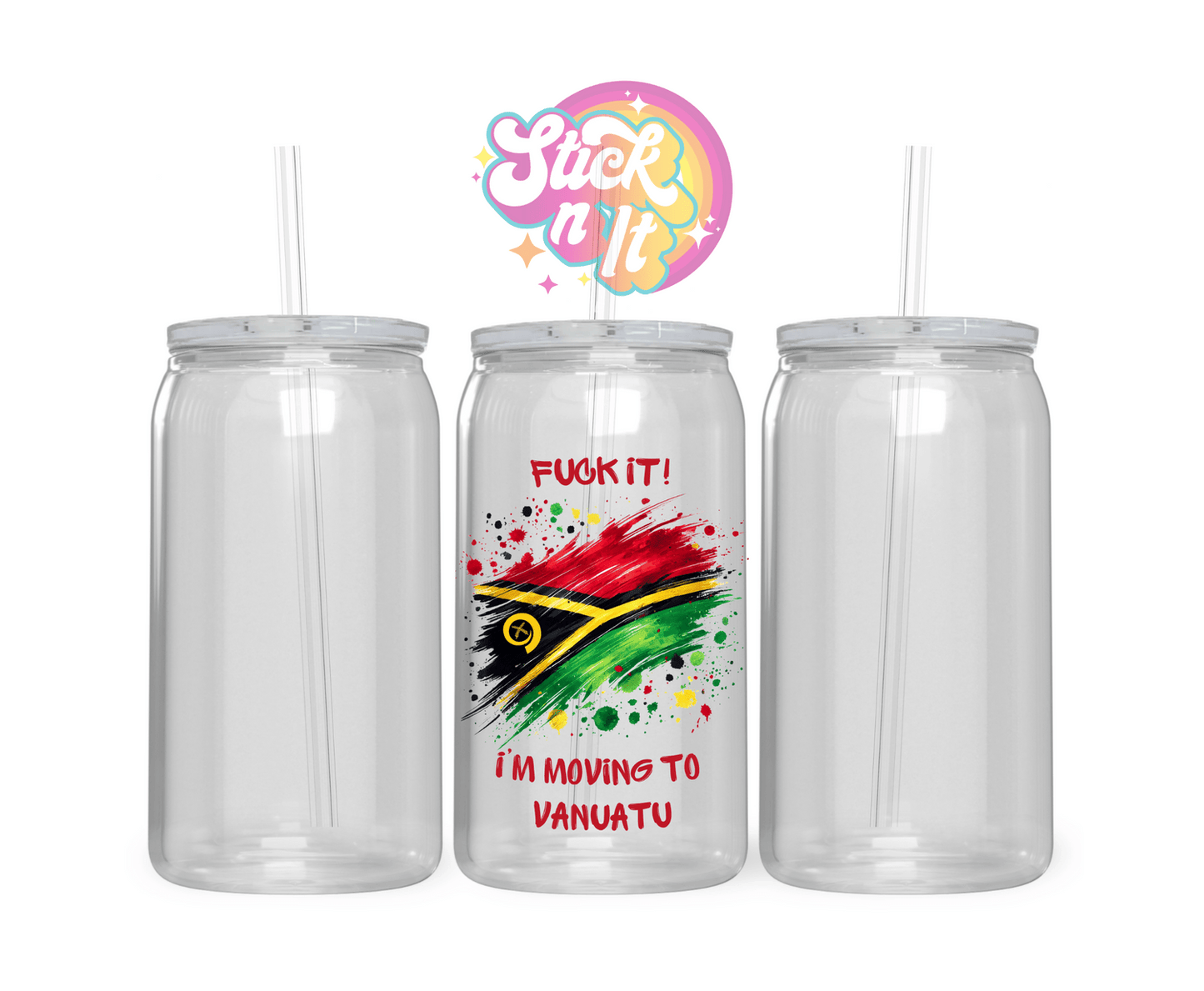 CHEEKY VANUATU ACRYLIC CUP - Stick N It