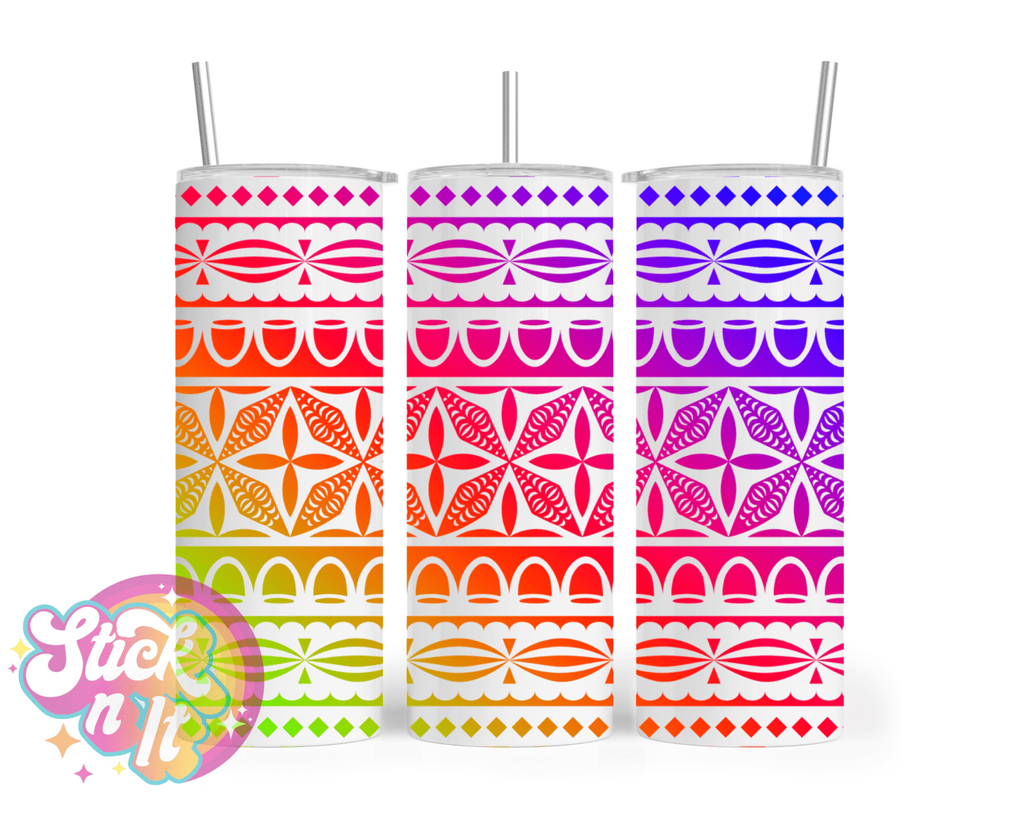 TONGA INSULATED TUMBLER 9 | PASIFIKA | POLYNESIAN - Stick N It