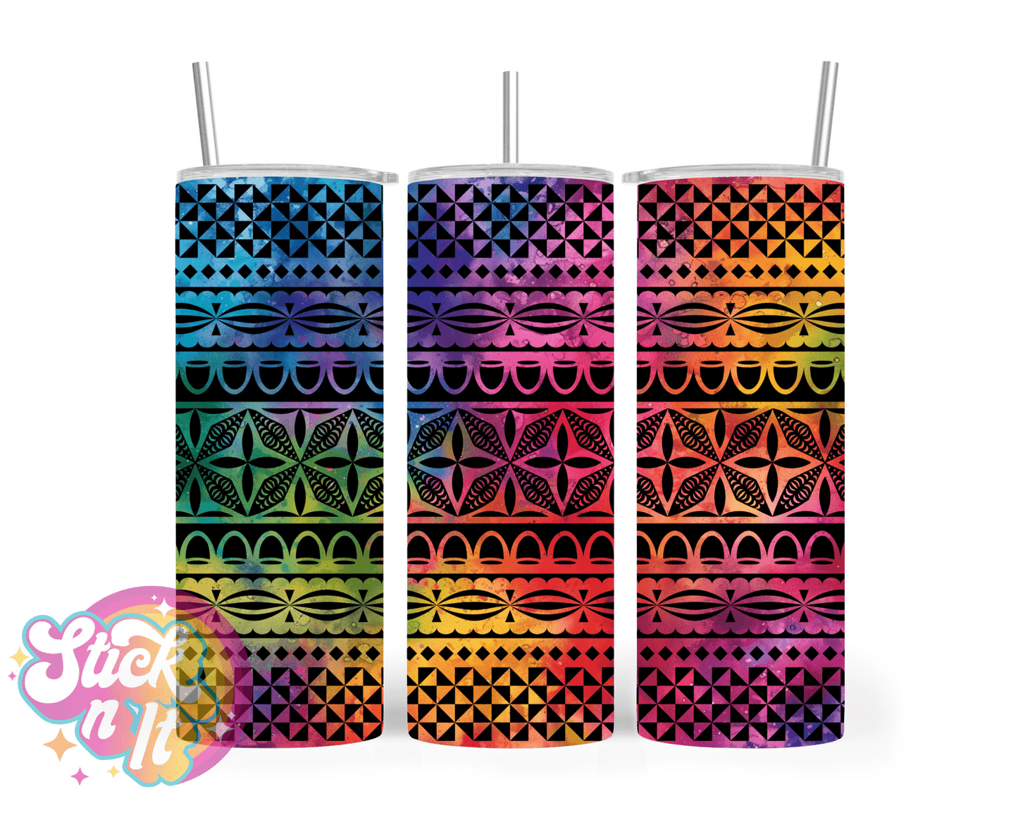 TONGA INSULATED TUMBLER 9 | PASIFIKA | POLYNESIAN - Stick N It