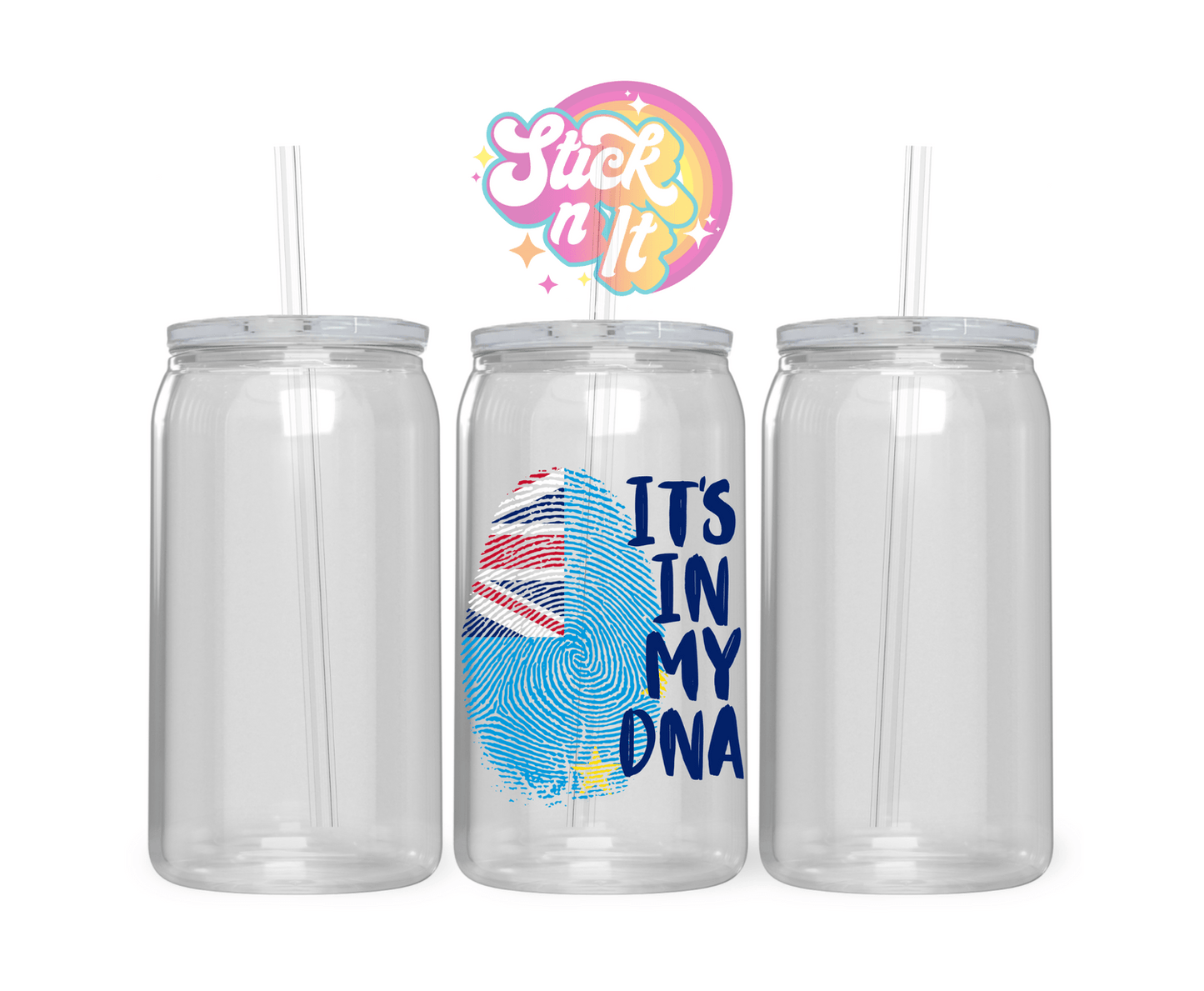 TUVALU IT'S IN MY DNA ACRYLIC CUP - Stick N It