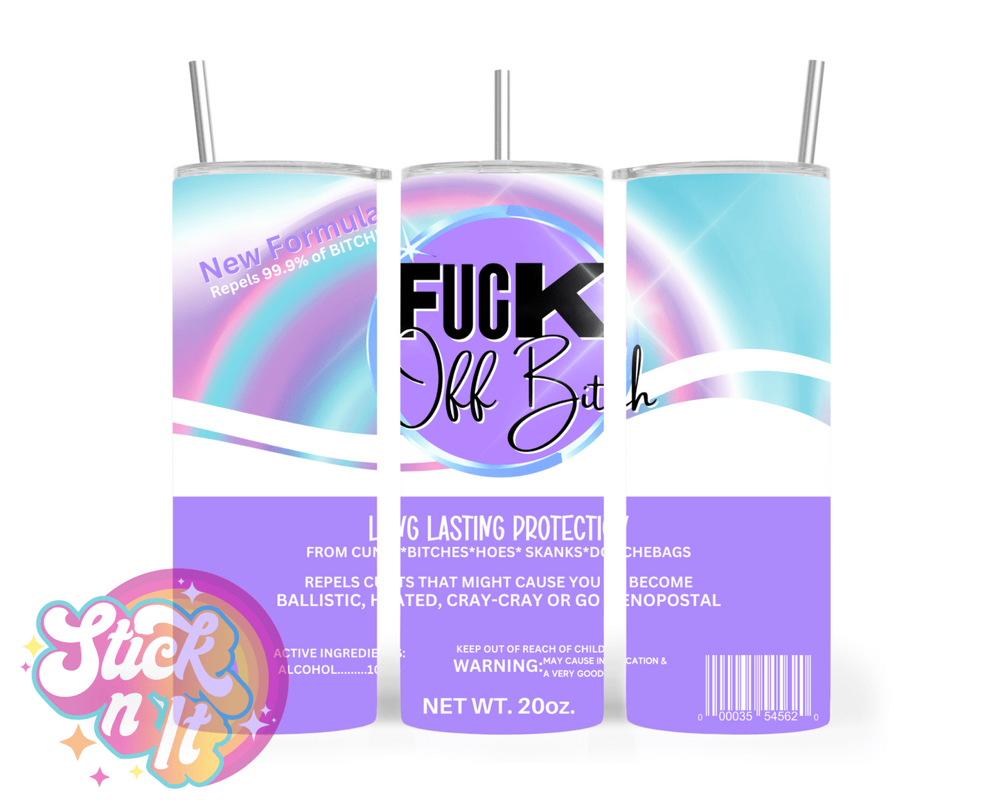 AEROSOL CAN REPELLENT INSULATED TUMBLERS - Stick N It