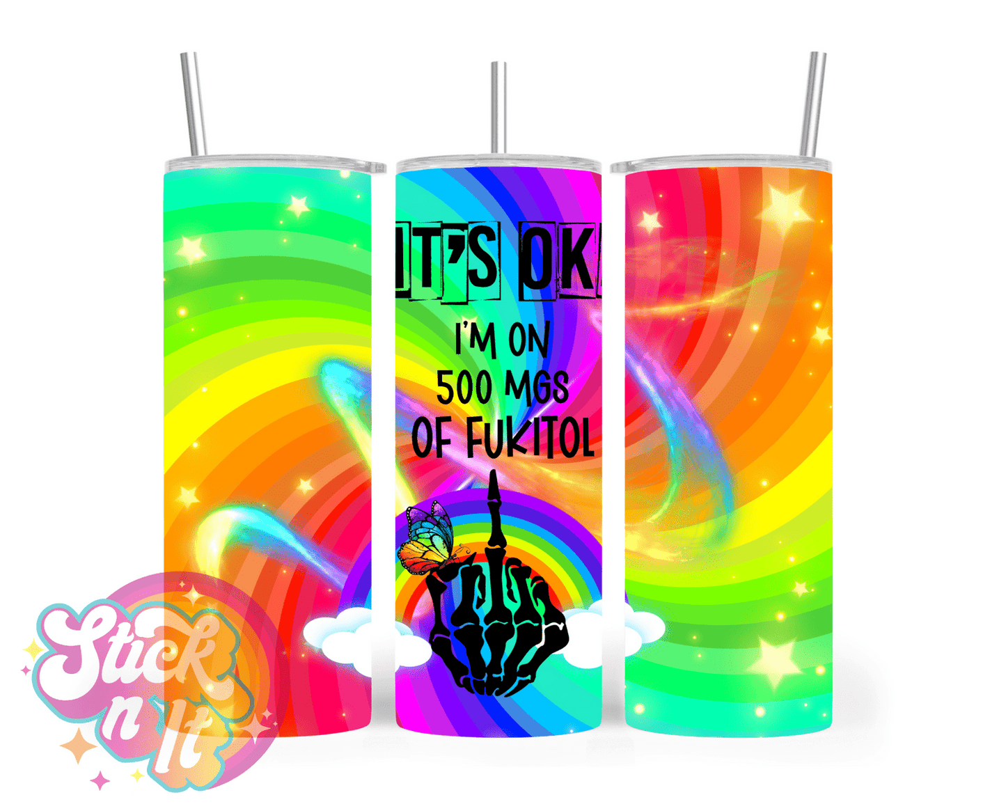 500mg FUKITOL INSULATED TUMBLER - Stick N It