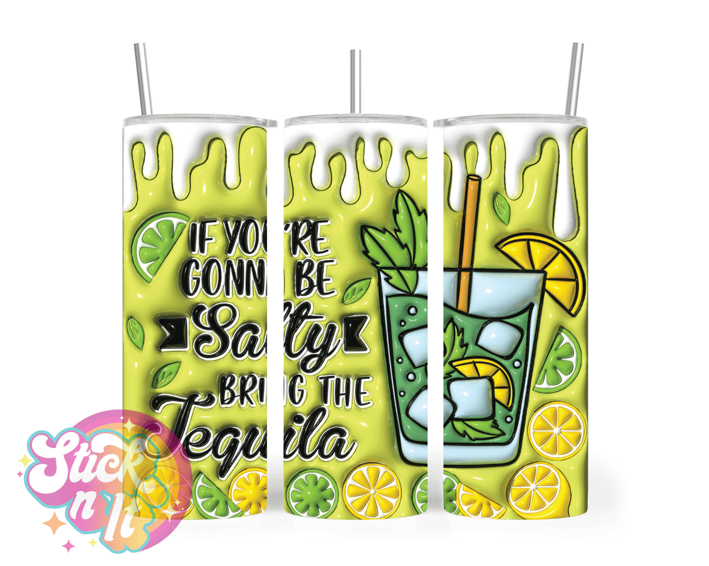 BE SALTY BRING INSULATED TUMBLER - Stick N It