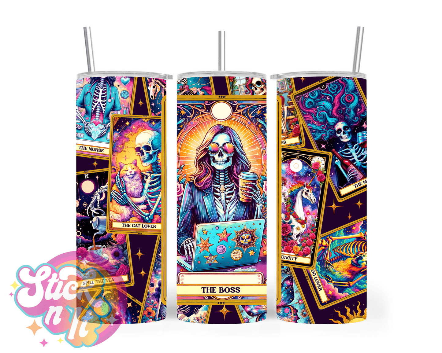 TAROT INSULATED TUMBLERS - Stick N It