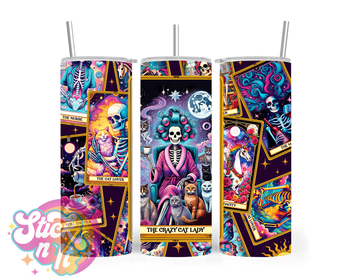 TAROT INSULATED TUMBLERS - Stick N It