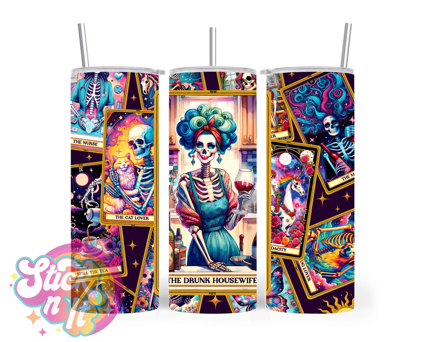 TAROT INSULATED TUMBLERS - Stick N It