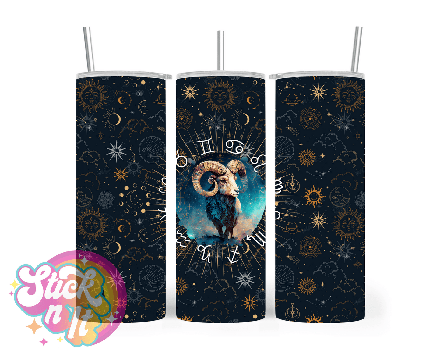 ZODIAC INSULATED TUMBLERS - Stick N It